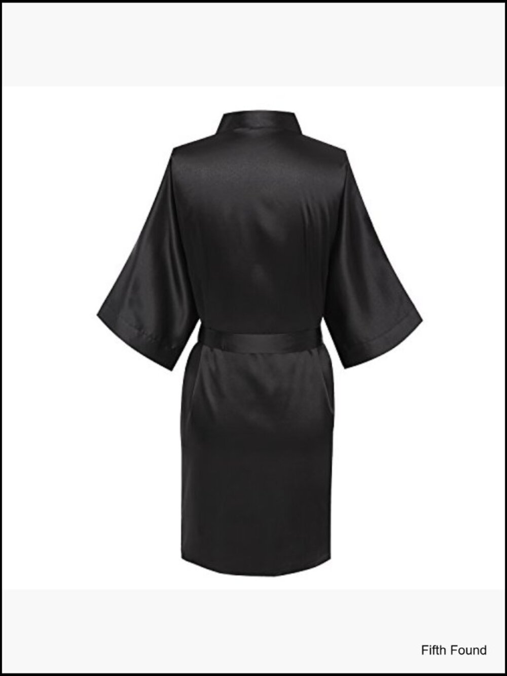 Satin Kimono Robe Silky Bathrobe Bride Bridesmaid Wedding Loungewear - Picture 6 of 7
